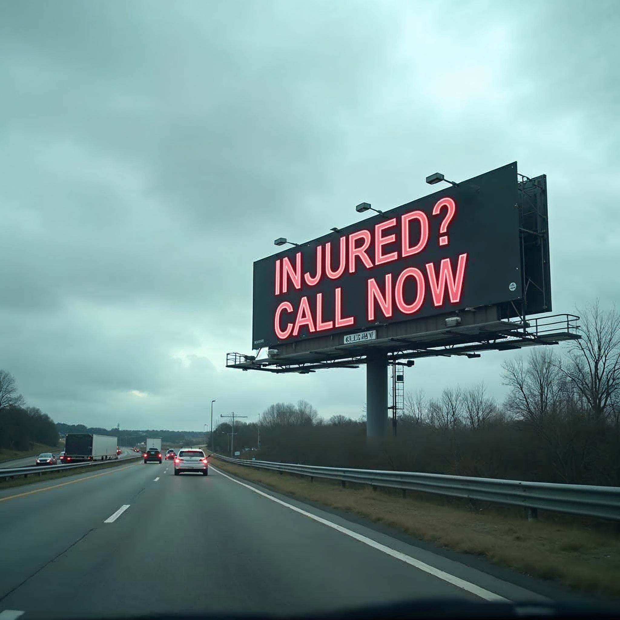 Personal injury law firm billboard