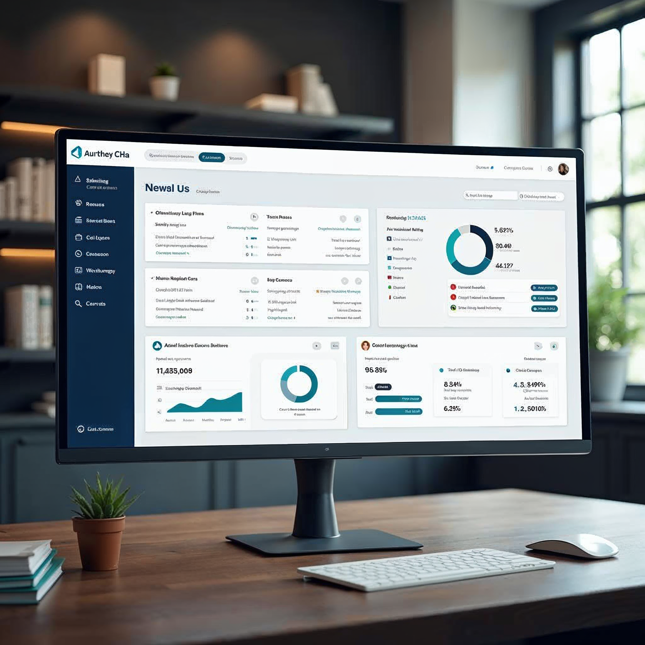 Legal intake CRM software dashboard